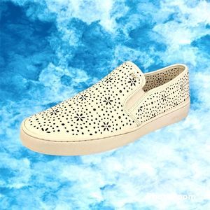 Michael Kors Kane Perforated Leather Slip-On Sneakers